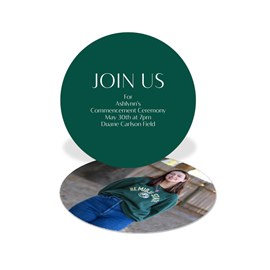 Centered Grad - Graduation Insert Card