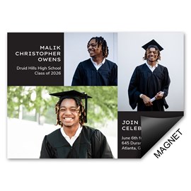 Grad Collage - Magnet Grad Announcements
