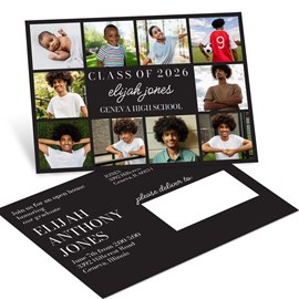 Full of Photos - Graduation Announcement Postcard