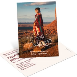 The Twenties - Graduation Announcement Postcard