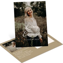 Beautiful Image - Graduation Announcement Postcard