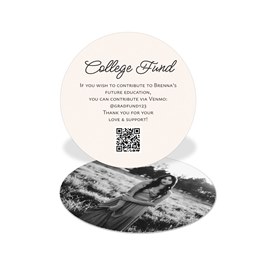 Simple Type - Graduation Insert Card