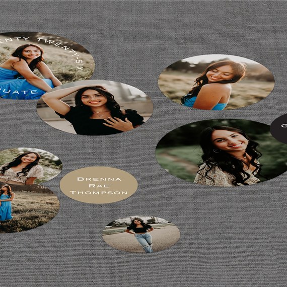 photo placeholders with name area