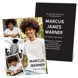 Layered Photos - Graduation Party Invitations