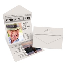 Retirement Times - Retirement Party Invitations