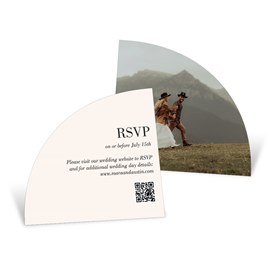 Two of Us - Wedding Insert Card