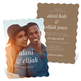 Centered - Wedding Invitations