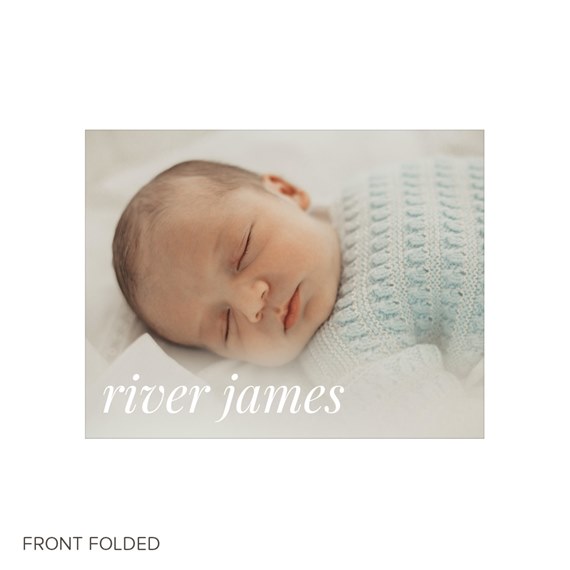 photo placeholder with printed text river james