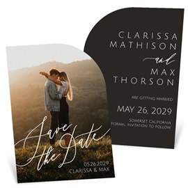 Flourishing Text - Save the Date Cards