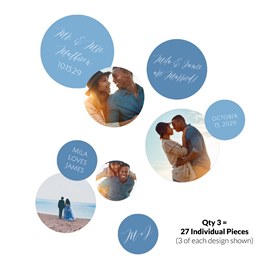 Just Married - Jumbo Wedding Confetti