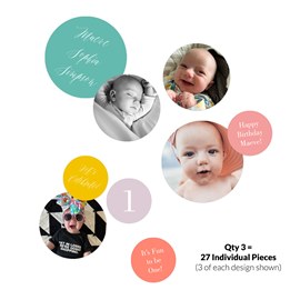 One is Fun - Jumbo Birthday Confetti