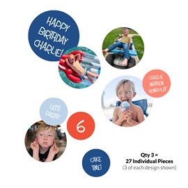 Wild Party - Jumbo Birthday Confetti