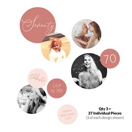 Script Year - Jumbo Birthday Confetti