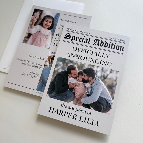 photo area with text and frame