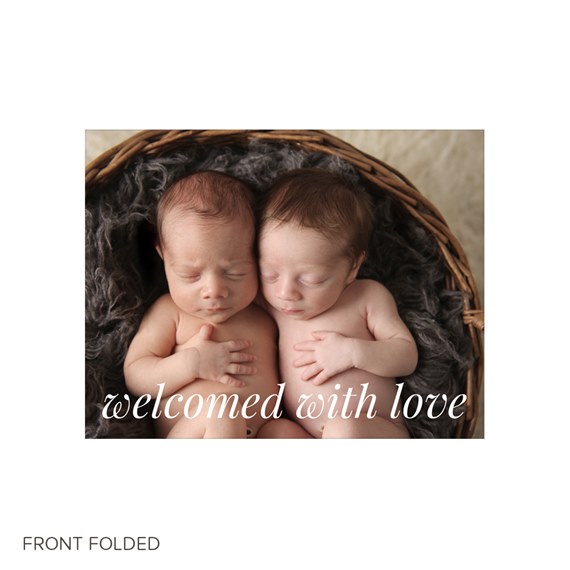 photo placeholder with text 'welcomed with love'