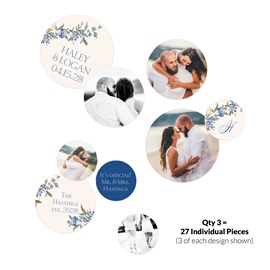 Wrapped in Flowers - Jumbo Wedding Confetti