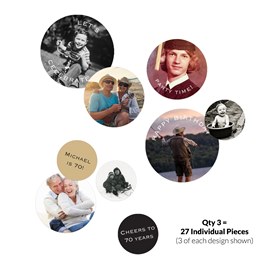 Minimal Type - Jumbo Birthday Confetti