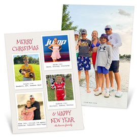 Through the Year - Christmas Card