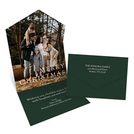 Clean Type - Seal & Send Christmas Card