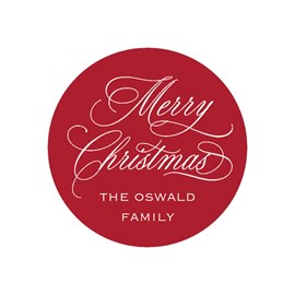 Christmas Calligraphy - Envelope Seals