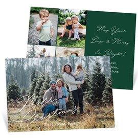 Script Christmas - Christmas Card