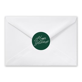 Scripted Holiday - Envelope Seals