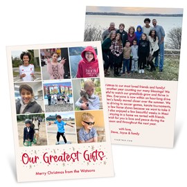 Grandparent Gifts - Christmas Card