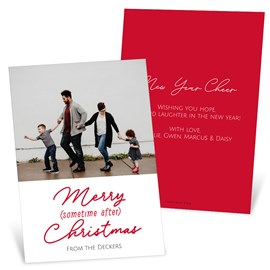After Christmas - New Year Card