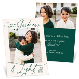 Goodness and Light - Christmas Card
