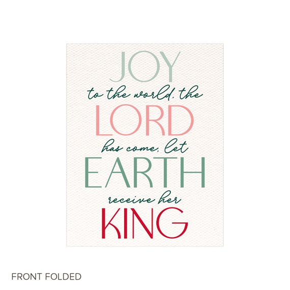 text design card with joyful message