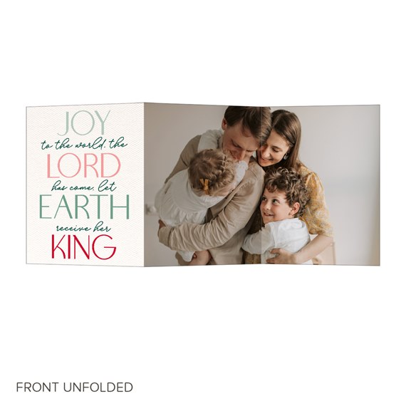 Christmas card with text design