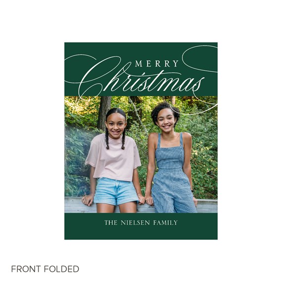 Christmas card with text placeholder