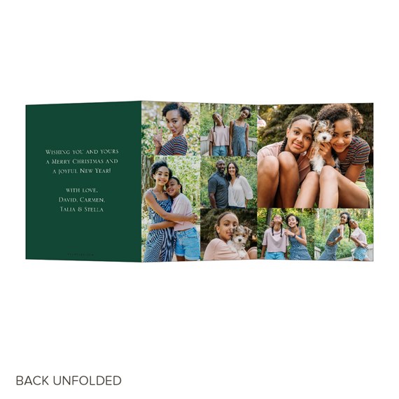 customizable text area with photo placeholders