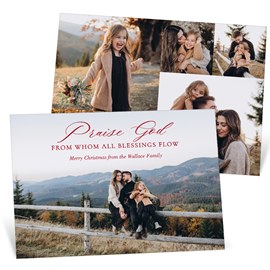 Blessings Flow - Christmas Card