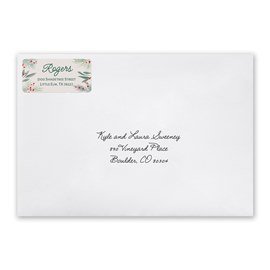 Greenery Trim - Address Labels