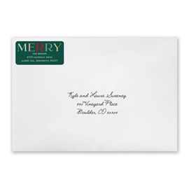 Bright Merry - Address Labels