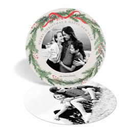 Festive Wreath - Christmas Card