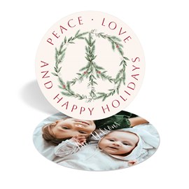 Peace and Love - Christmas Card