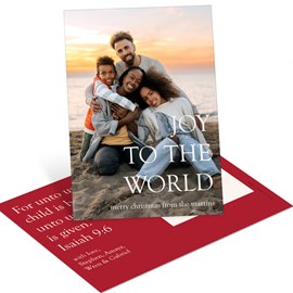 Simple Joys - Christmas Postcard