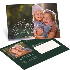 Scripted New Year - New Year Postcard