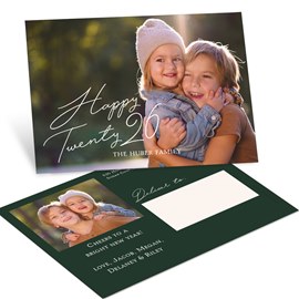 Scripted New Year - New Year Postcard