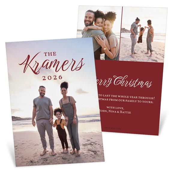 customizable text area, photo area