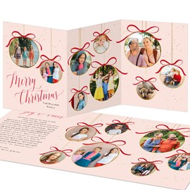 Scrapbook Ornaments - Christmas Card