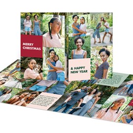 Color Blocked - Christmas Card