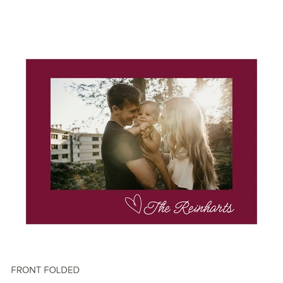 photo placeholder with decorative frame and text