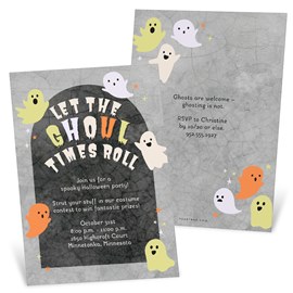 Ghoul Times - Halloween Invitation
