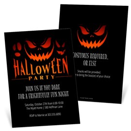 Spooky Glow - Halloween Invitation