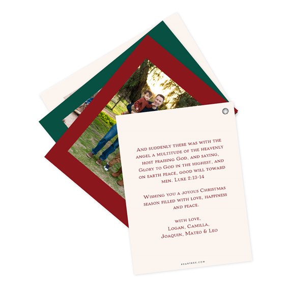 photo placeholder with botanical bow design