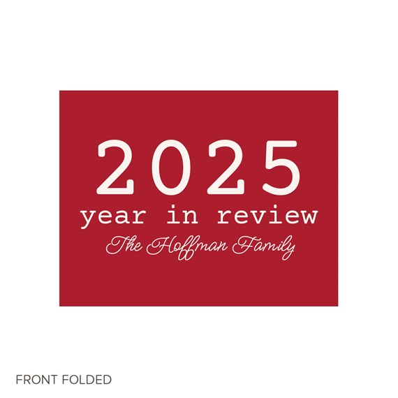 customizable text area with year and family name
