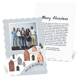 Winter Village - Business Holiday Card